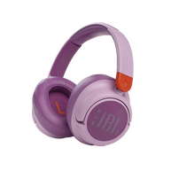 JBL JR 460NC - Pink - Wireless over-ear Noise Cancelling kids headphones - Hero